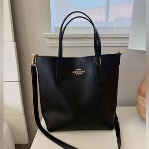 Coach Small Thea Tote Bag - Black